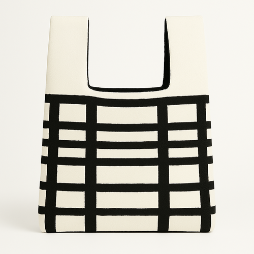 Gridline Knit Bag