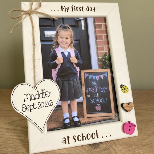 First Day at School Photo Frame