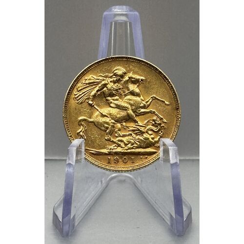1901 Queen Victoria full gold sovereign