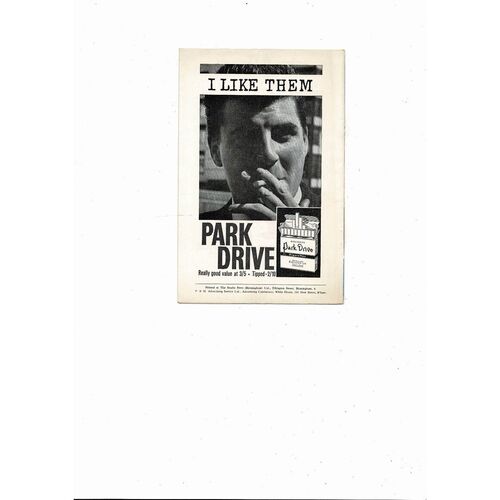 1963/64 Birmingham City v Chelsea Football Programme