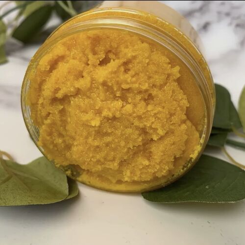 Organic Turmeric and Manuka Honey Brightening Body Scrub 4oz