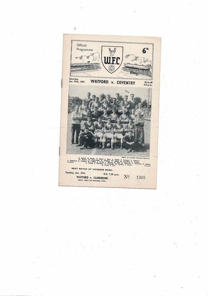 Football Programmes being listed today