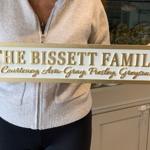 Customised Family Street Signs