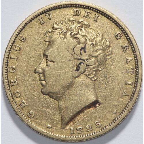 1825 King George 1V full gold sovereign