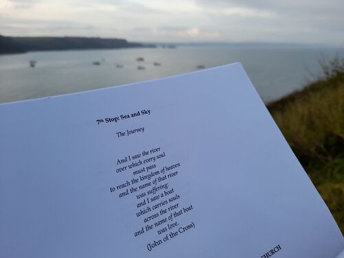 Evening Prayer Walk Tenby Harbour, Pembrokeshire, Wales