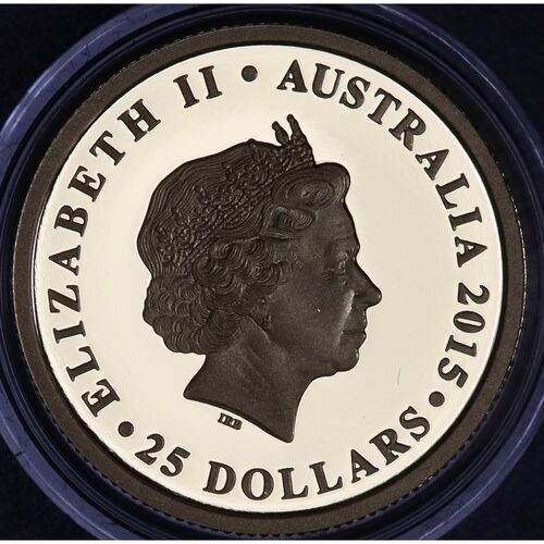 2015 QE11 1/4 ounce pure gold proof coin