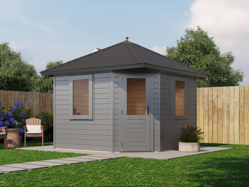 3.0mtr x 3.0mtr Pyramid Roof Cabin