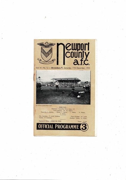 More Football Programmes being listed today