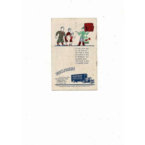 1949 Bromley v Romford Amateur Cup Final Football Programme