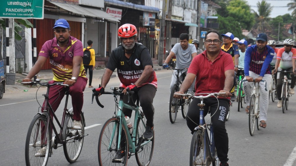  உலக சைக்கிள் தினத்தை முன்னிட்டு பேரணி