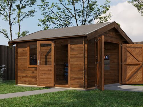 400cm x 400cm Garage