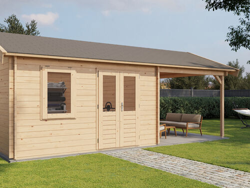 400cm x 400cm + 300cm Veranda