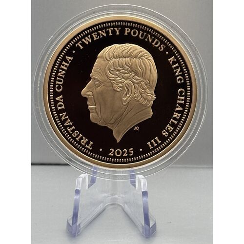 2025 KC111 Rose gold £20 proof new sovereign coin