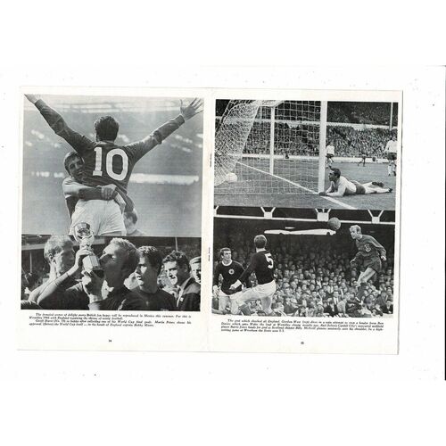 1970 Wales v England International Football Programme @ Cardiff City