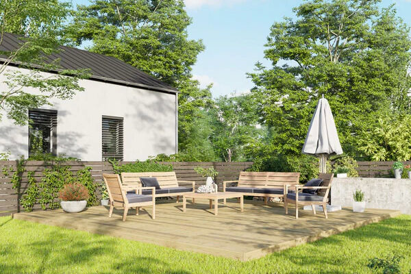 20X20 Wooden Decking