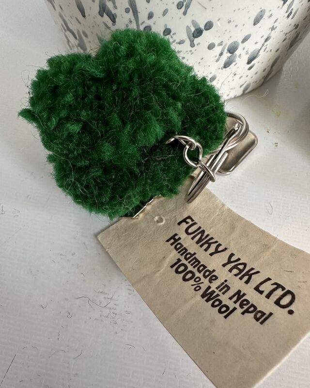 Broccoli keyring