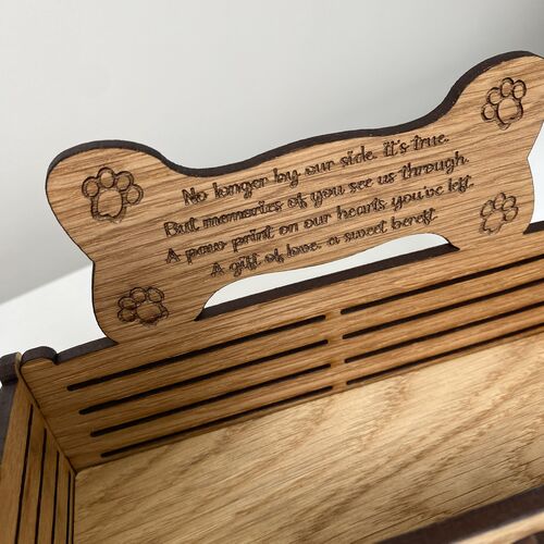 Dog Memorial Basket