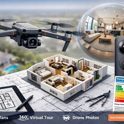Premium Bundle - Drone, 360, Floor plan and EPC