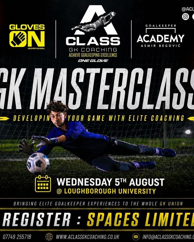 Locations & Booking | A Class GK Coaching | Goalkeeper Coaching Leicester | Goalkeeper Coaching East Midlands | Goalkeeper Coaching Near Me