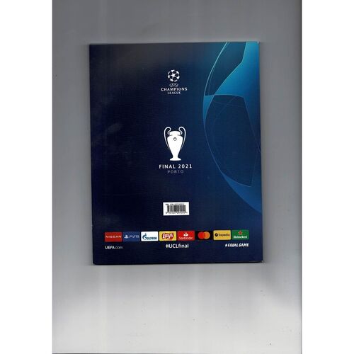 2021 Manchester City v Chelsea Champions League Final Football Programme