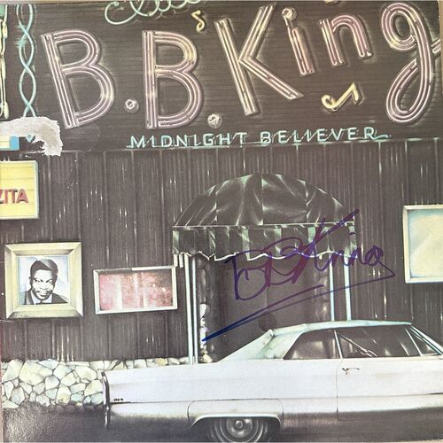 B.B. King Signed Midnight Believer Album