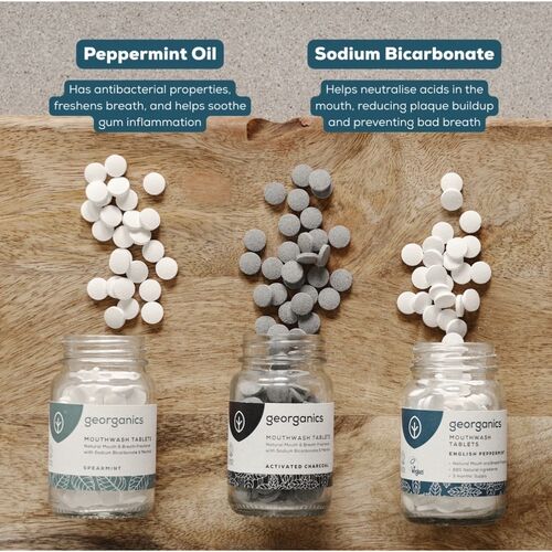 Georganics Orange Mouthwash Tablets x 120