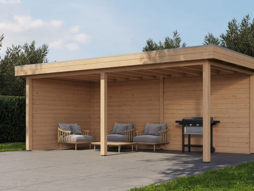 5.88mtr x 3.0mtr 28mm walled Gazebo