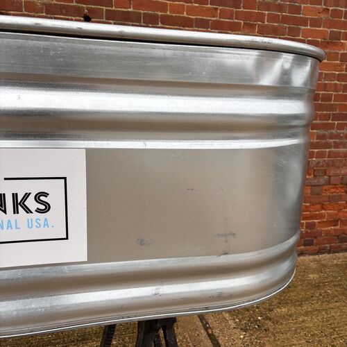 6ft oval stock tank wide version