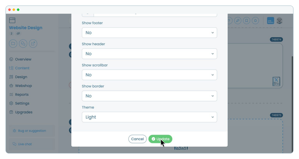 How to add an X Feed to a website page | Webfactory Support | Webfactory