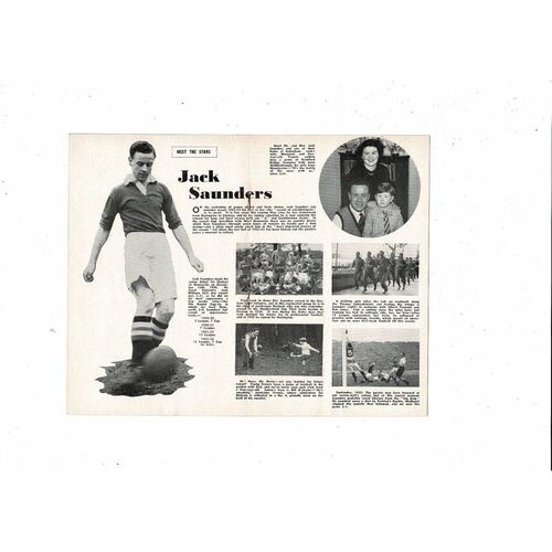 1952/53 Chelsea v Burnley Football Programme