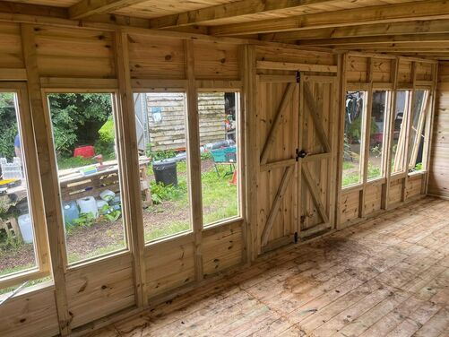 #P076 20x10 Pent Shed