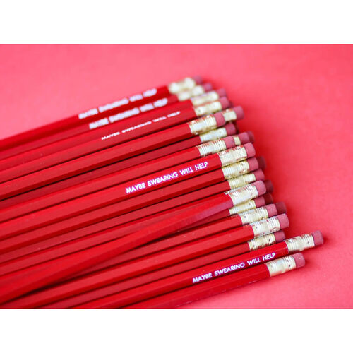 Maybe Swearing Will Help Pencil Set