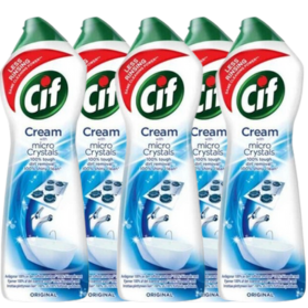 CIF Household Cream Cleaner Original 500ml Pack of 5