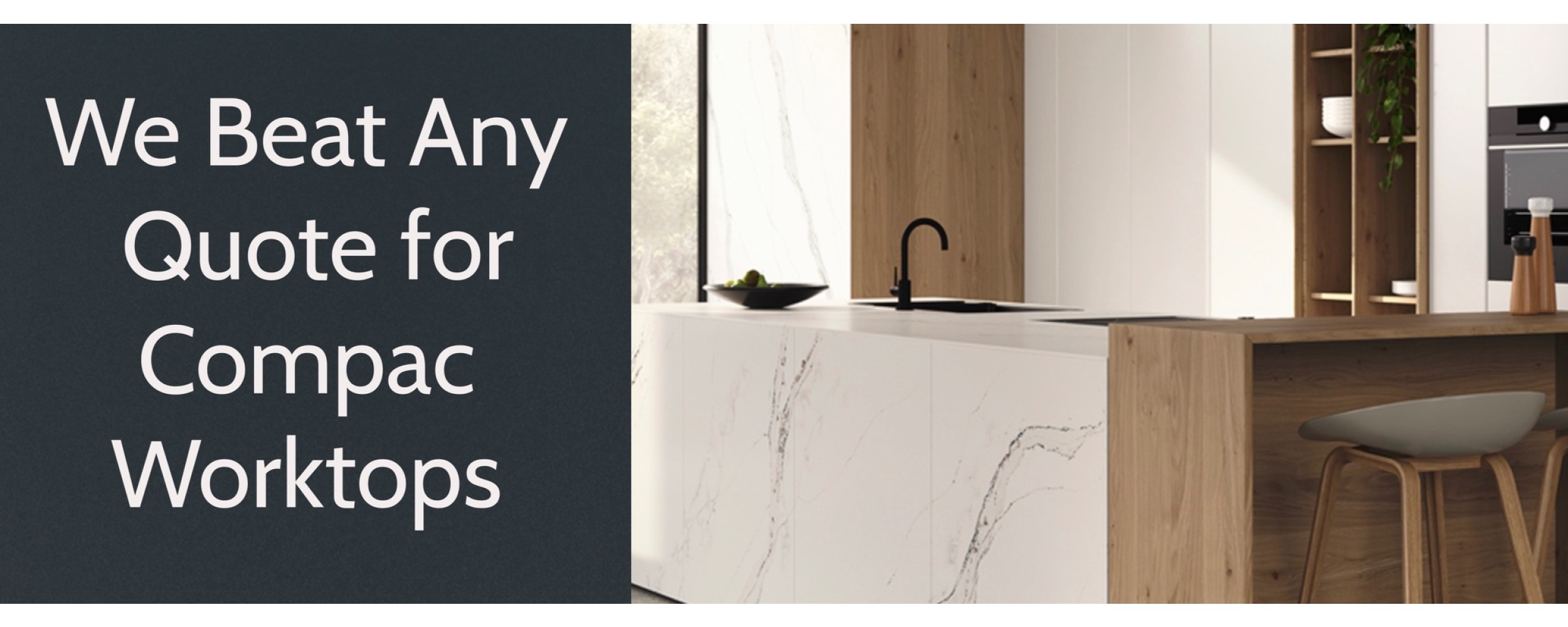 Compac quartz worktops 