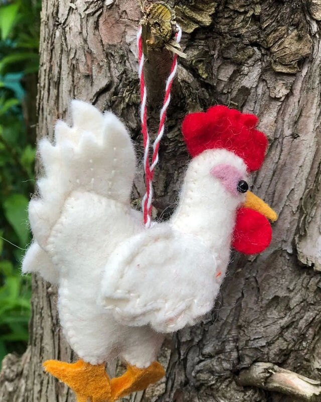 Chicken Rooster Ornament