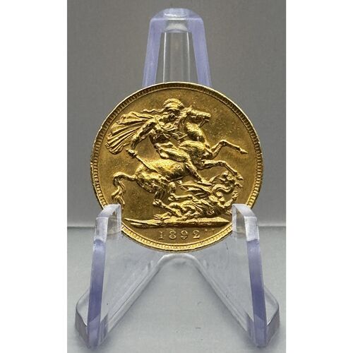 1892 Queen Victoria full gold sovereign