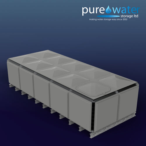 PW.5X2X1.TIF.AG - 12,733 LITRE SECTIONAL WATER TANK, TOTALLY INTERNALLY FLANGED (TIF)