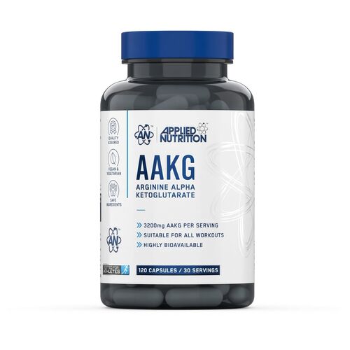 Applied Nutrition AAKG Arginine Alpha Ketoglutaeate - 120 Capsules