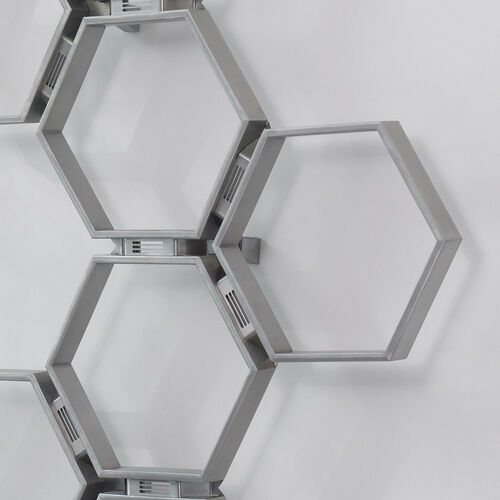AEON HONEYCOMB BRUSHED STEEL FINISH