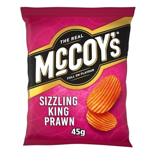 McCoy's Sizzling King Prawn Crisps