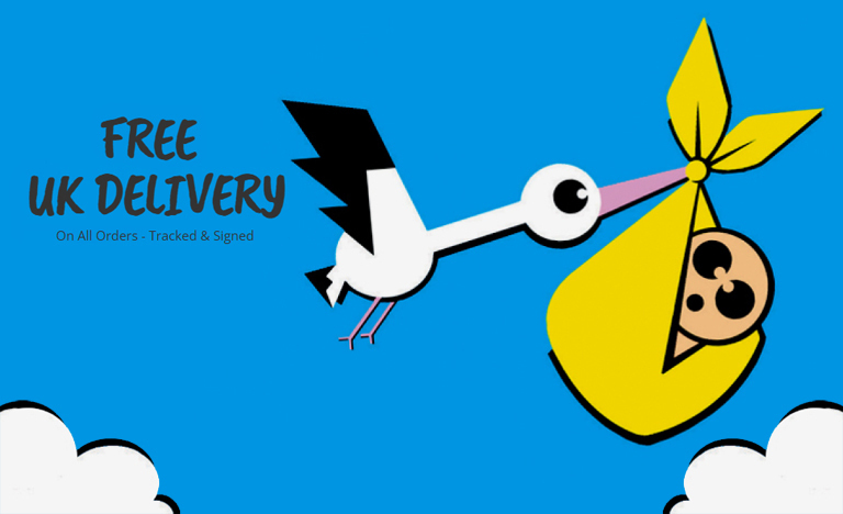 Free UK & Ireland delivery, free Europe delivery over £100 and free international delivery over £150 on selected countries.