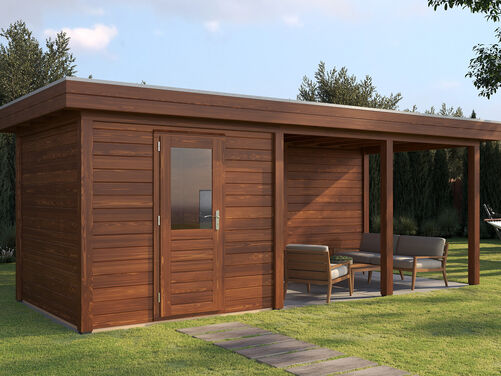 250cm x 250cm + 400cm Veranda