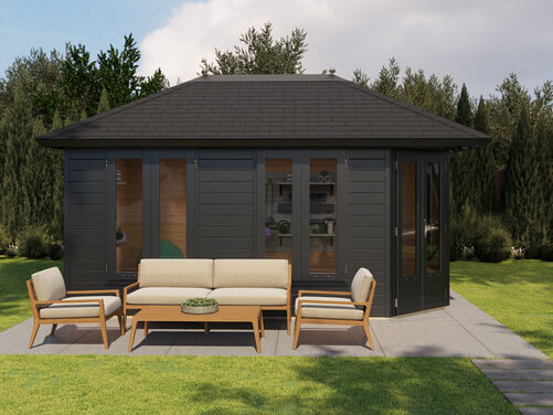 4.8mtr x 3.0mtr 44mm walled Pyramid Roof Cabin Copy