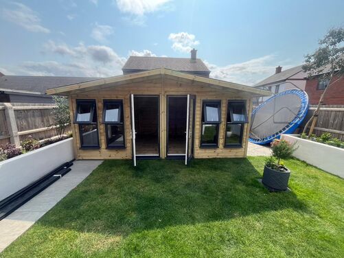 #PVC104 18x12 Apex Reverse Summer House