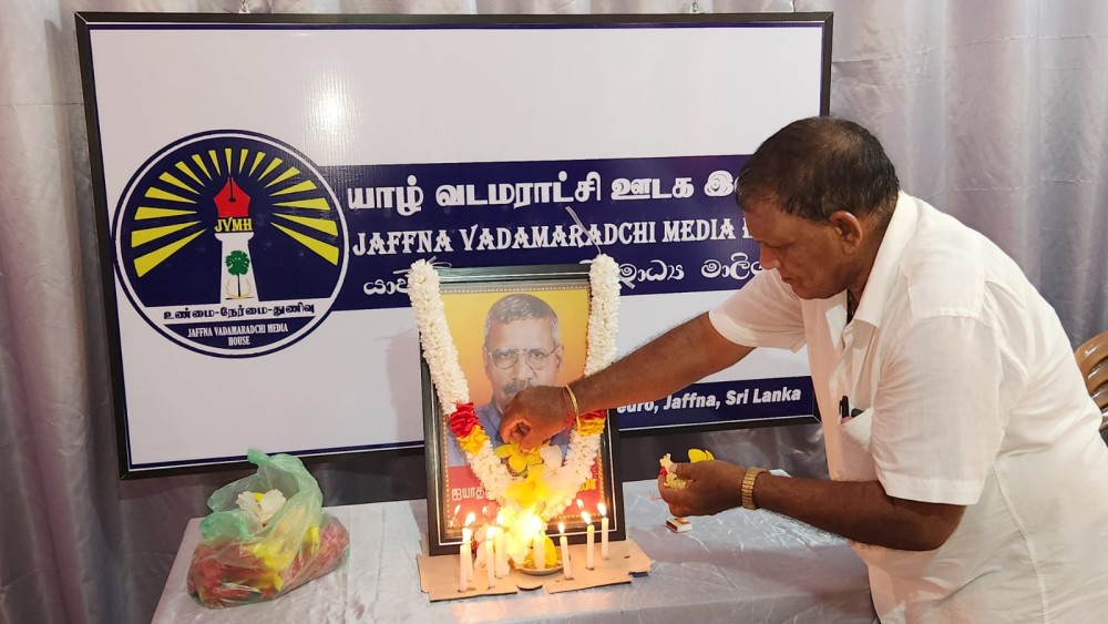 ஊடகவியலாளர் நடேசனுக்கு வடமராட்சியில் நினைவேந்தல்