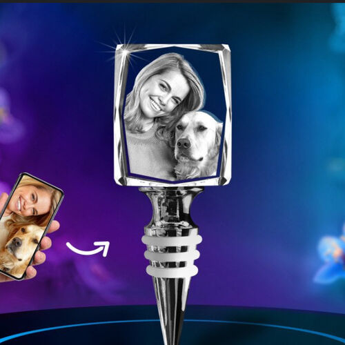 The Tiree 3D Crystal Wine Stopper