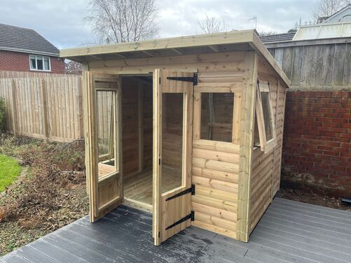 #SHP059 8x6 Pent Summer House