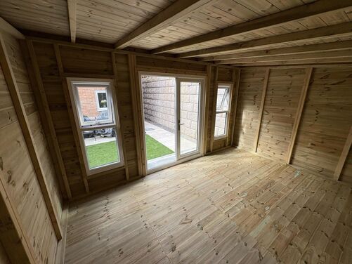 #PVC099 14x10 Pent Summer House