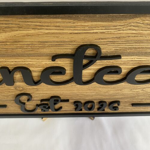 Rustic Wall Decor | Custom Name Sign | Personalised Family Sign | Established Sign