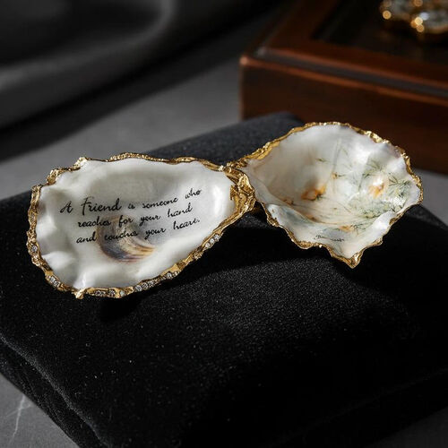 Handcrafted Oyster Shell Keepsake Box